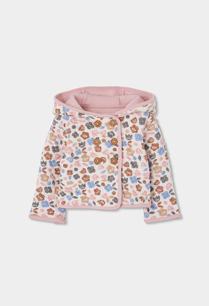 Chaqueta punto reversible de bebé