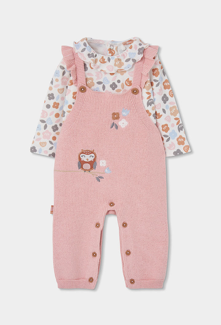 Conjunto punto de bebé niña