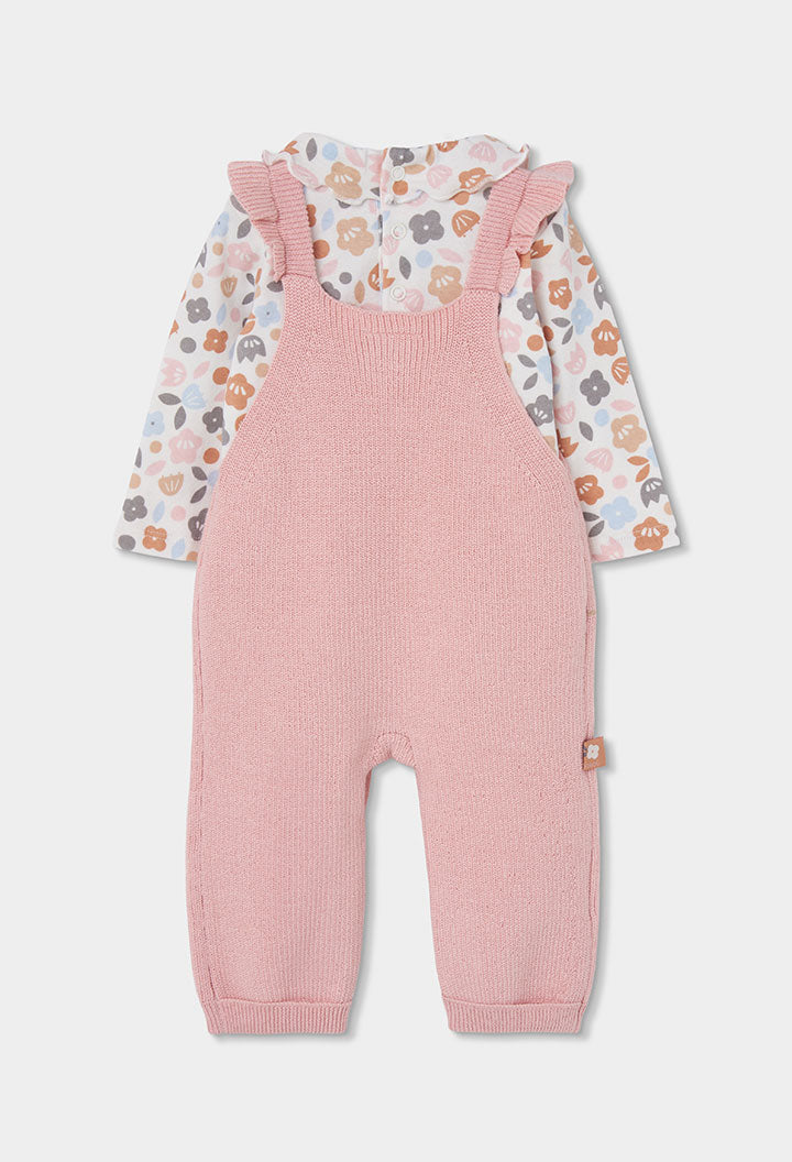 Conjunto punto de bebé niña
