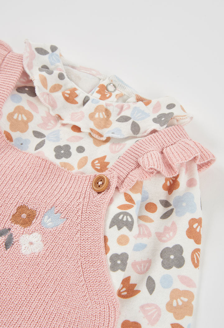 Conjunto punto de bebé niña