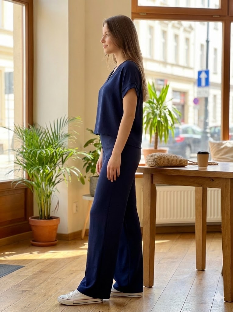 Conjunto Camiseta y Pantalón fluido