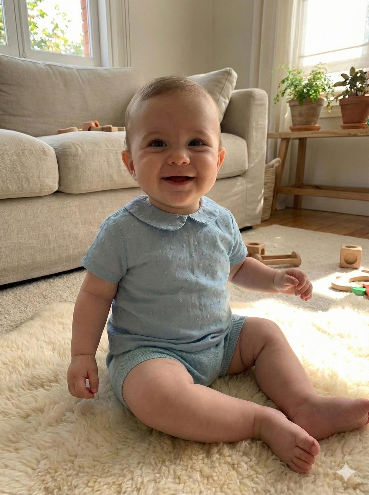 Conjunto Pantalón Corto Punto y Camiseta