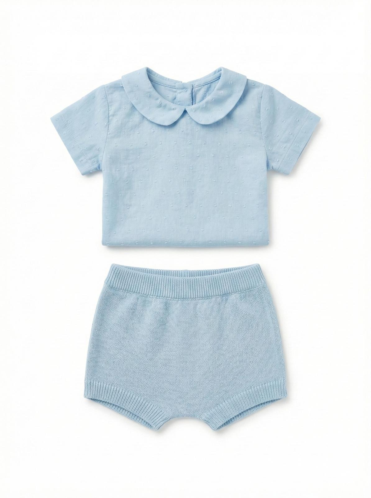 Conjunto Pantalón Corto Punto y Camiseta