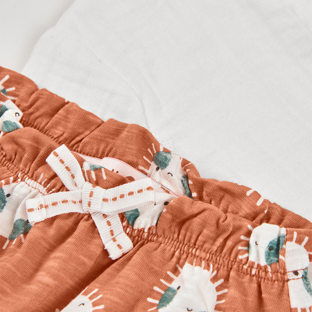 Conjunto algodón de bebé niña