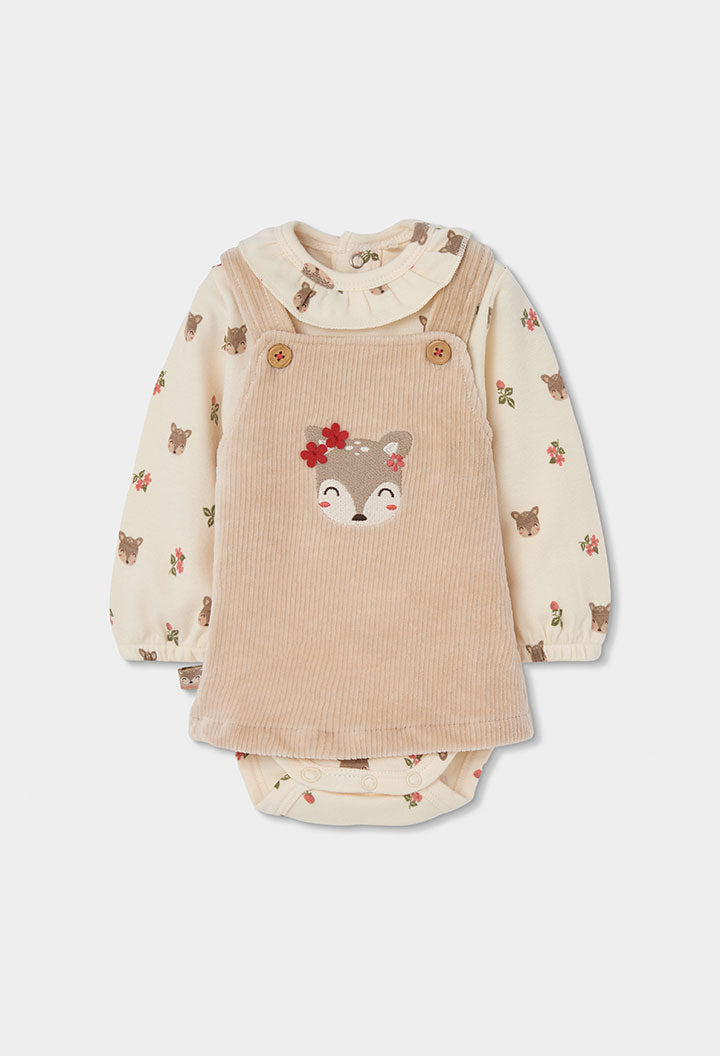 Conjunto punto de bebé niña