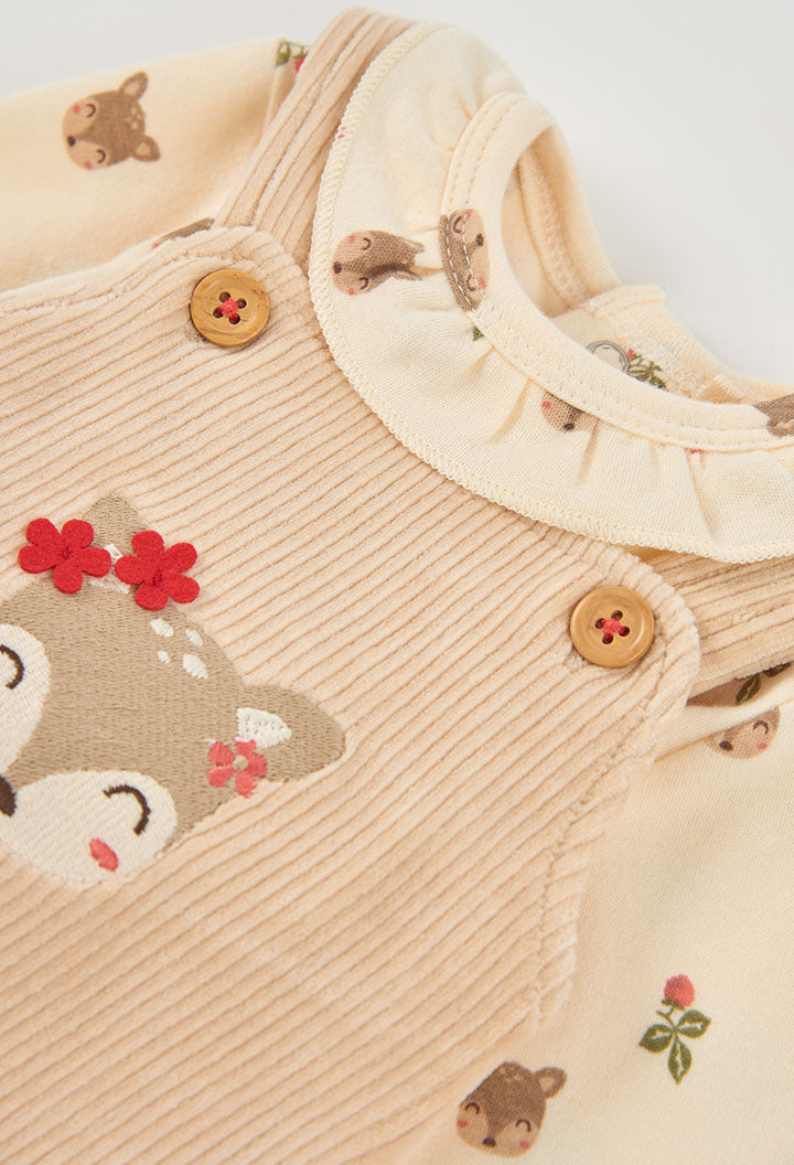 Conjunto punto de bebé niña