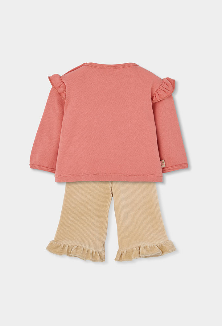 Conjunto punto de bebé niña