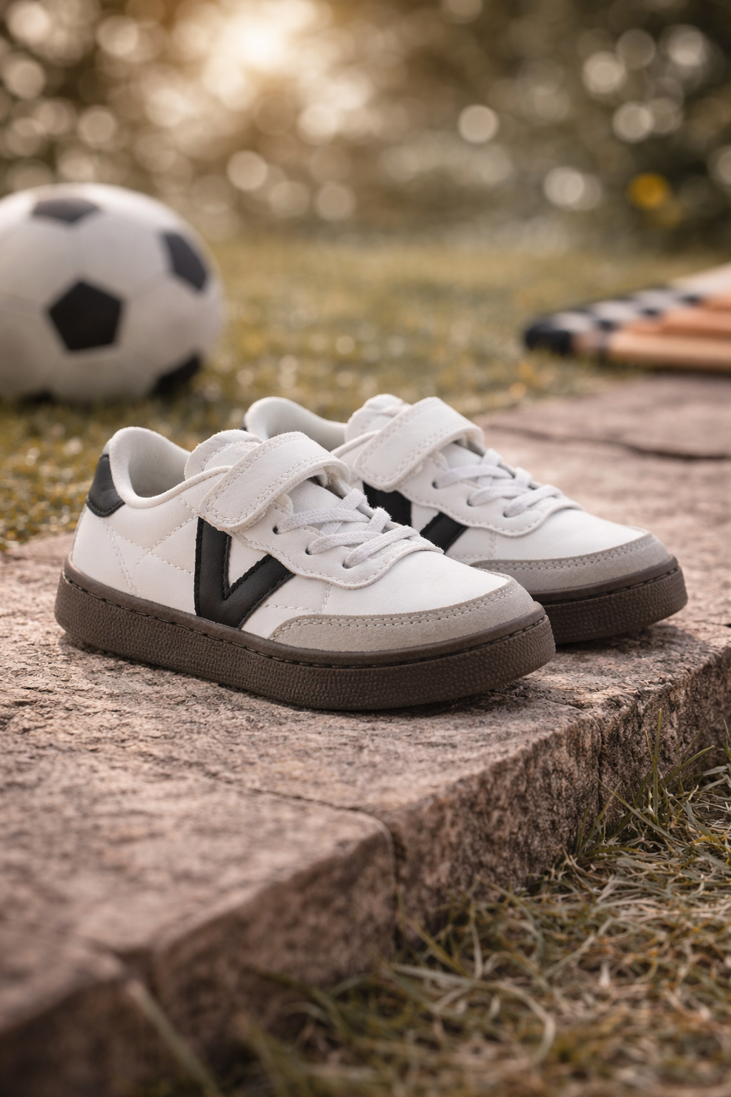 Zapatilla Victoria Blanca Velcro