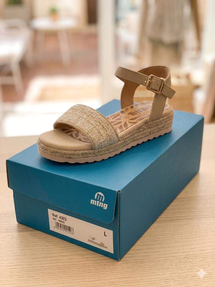 Sandalia Plataforma Yute