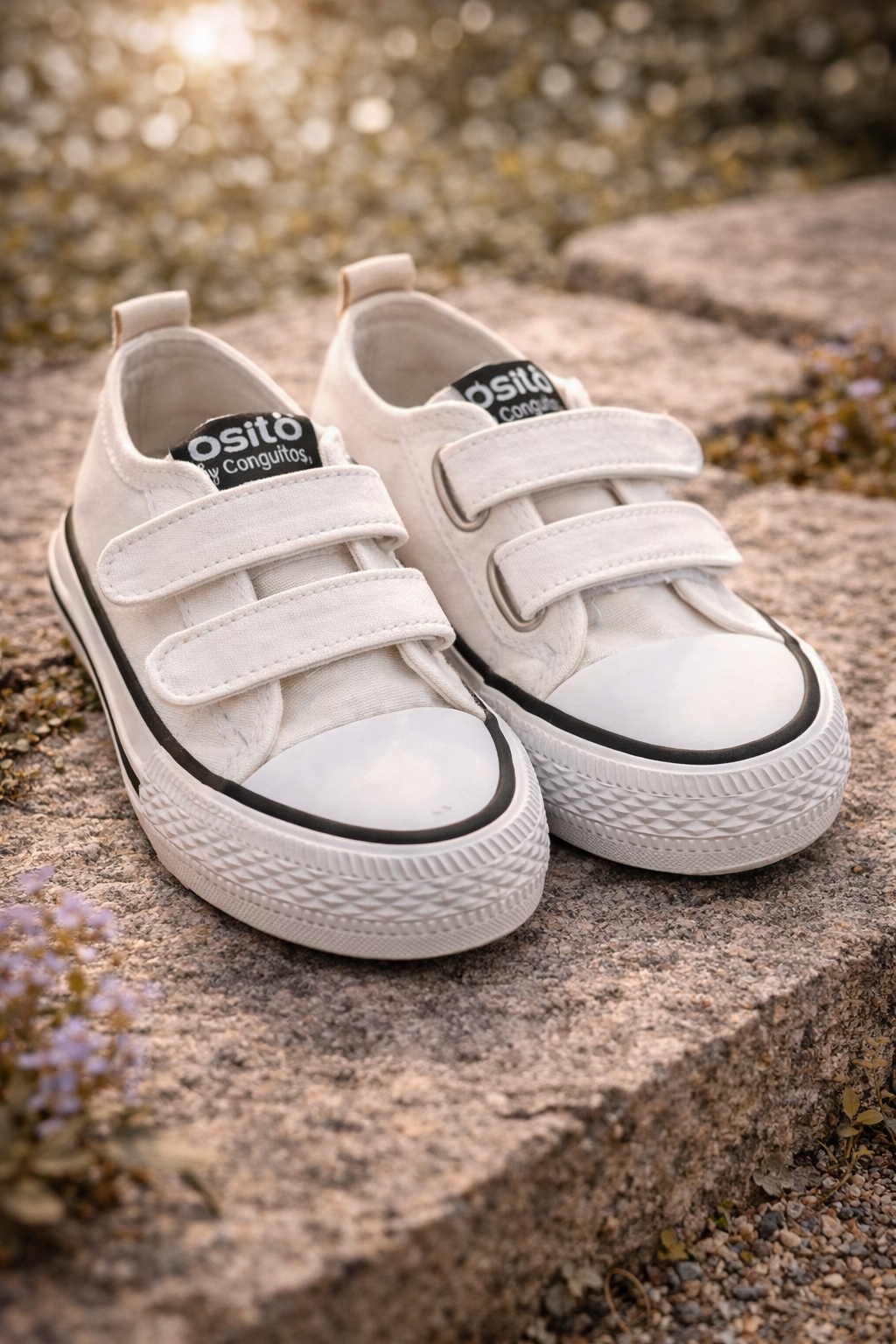 Zapatilla Deportiva Loneta Blanca Baja