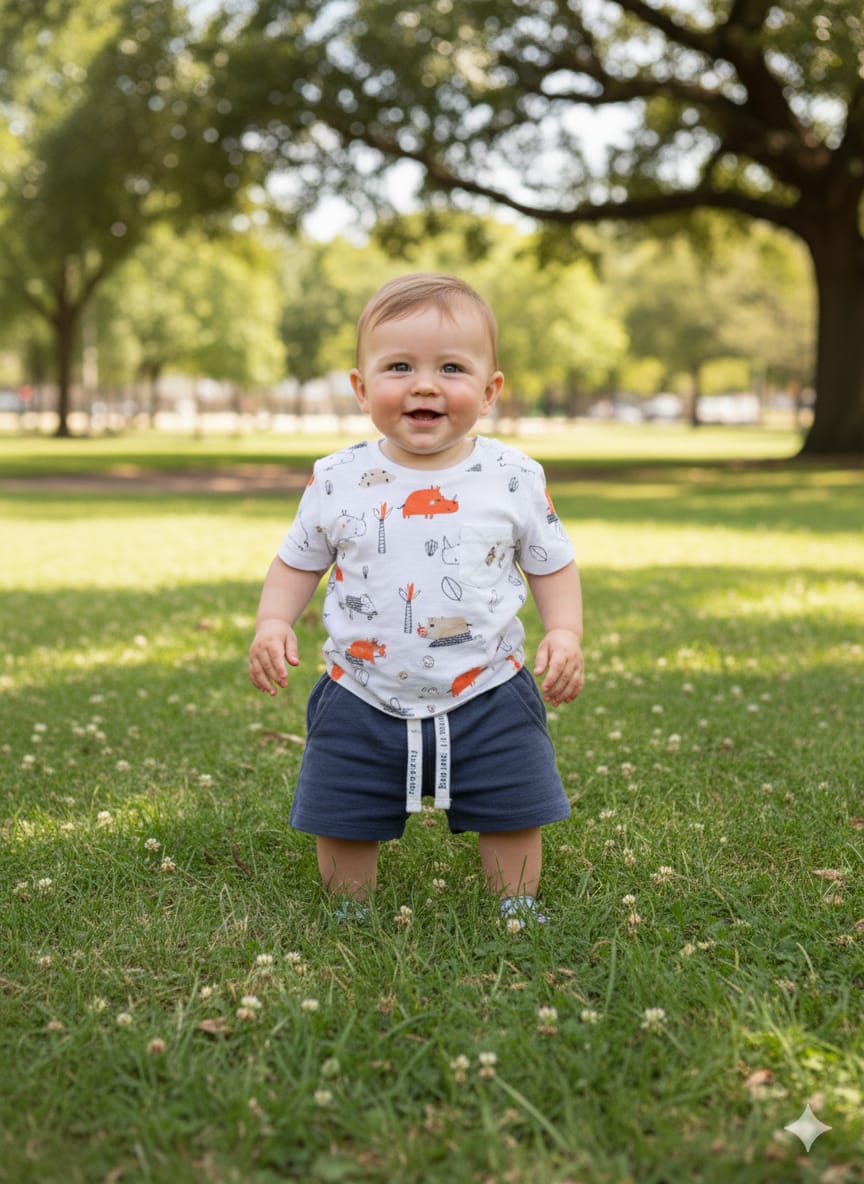 Conjunto Camiseta y Pantalón Bebé