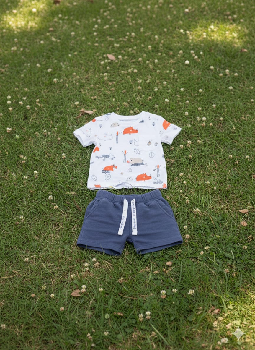 Conjunto Camiseta y Pantalón Bebé