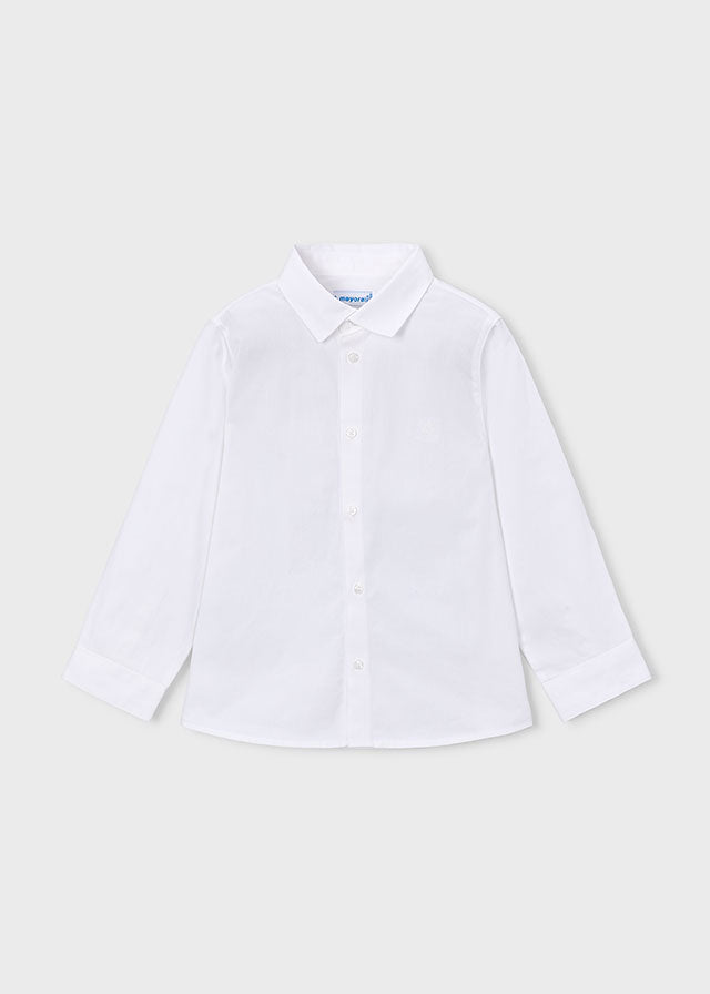 Camisa manga larga basica, niño.
