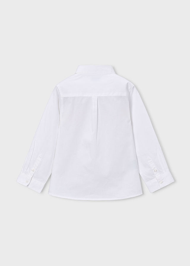 Camisa manga larga basica, niño.