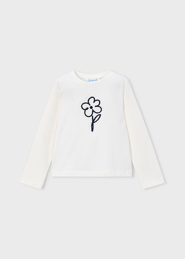 Camiseta manga larga basica niña