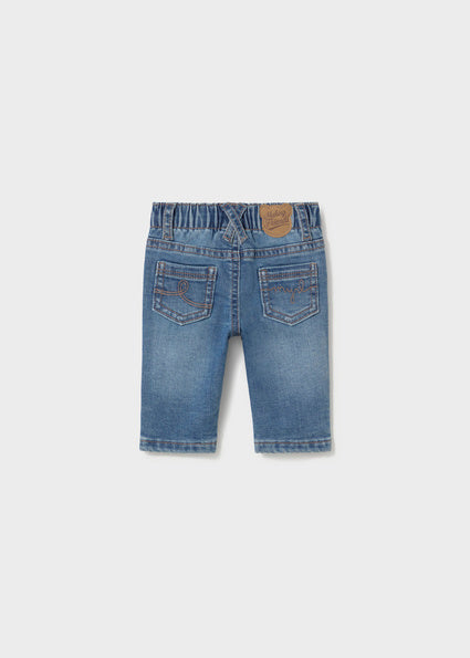 Pantalon largo tejano basico bebé niño