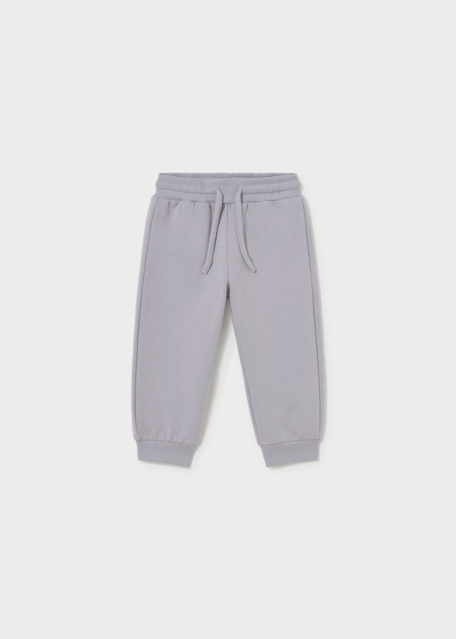 Pantalon felpa basico puños bebé niño