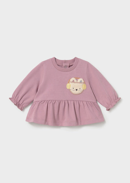 Set 2 camisetas manga larga bebé niña