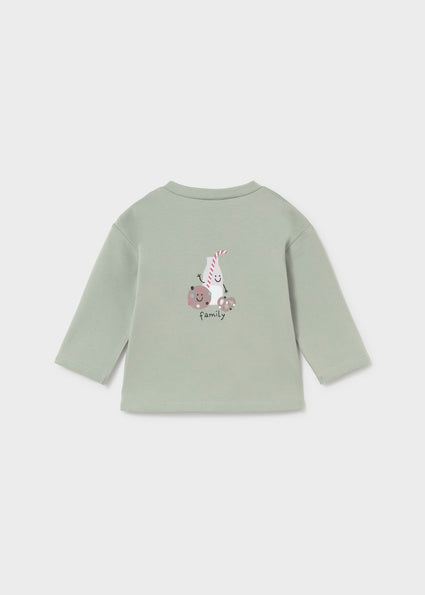 Camiseta manga larga uniesx bebé.