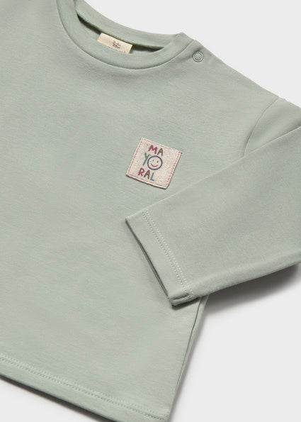 Camiseta manga larga uniesx bebé.