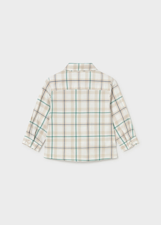 Camisa manga larga cuadros viella