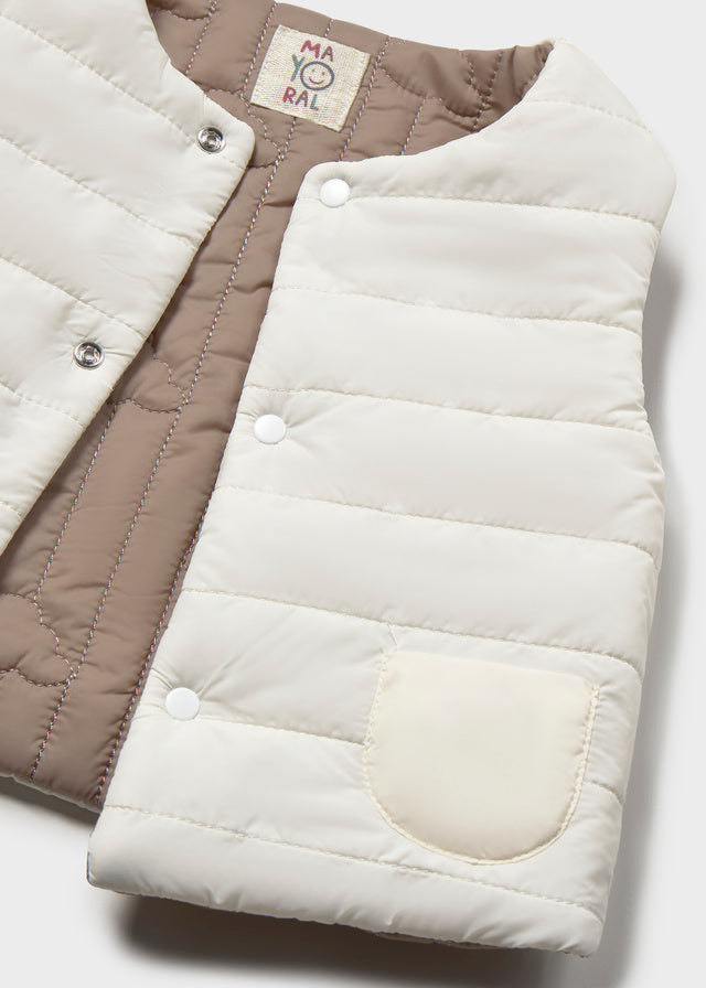 Chaleco reversible bebé niño