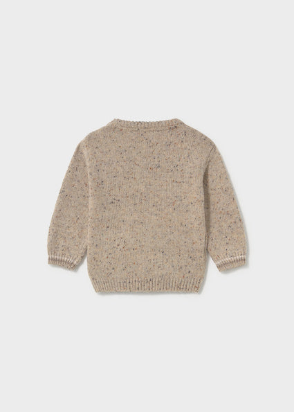 Jersey tricot bebe niño cara tigre.
