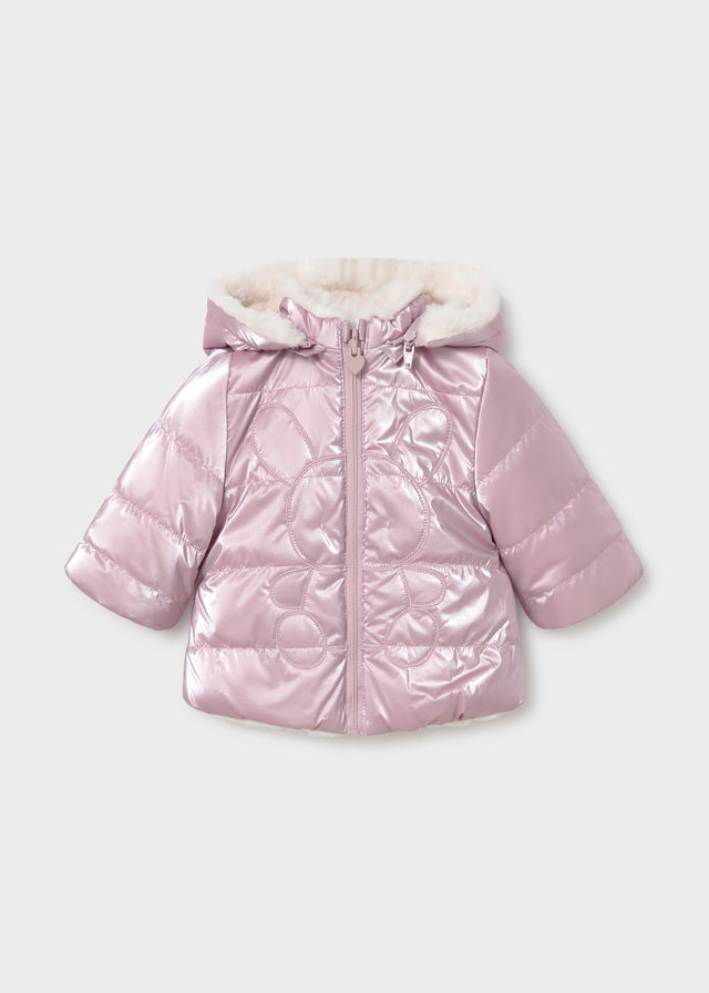 Chaqueton reversible bebé niña