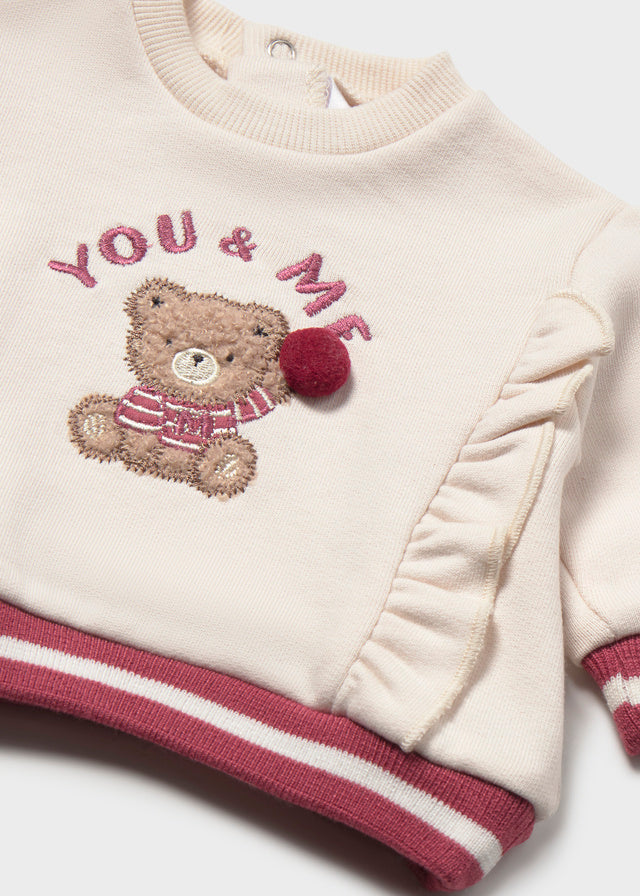 Sudadera bebé niña