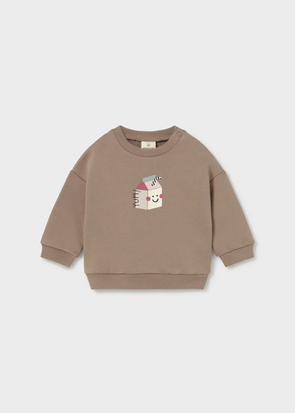 Sudadera manga larga bebé unisex.