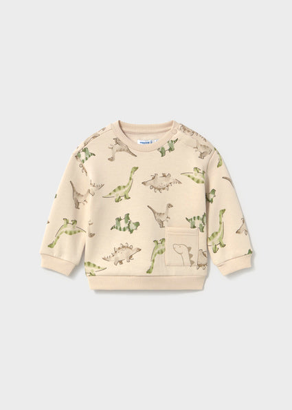 Sudadera sin capucha dinosaurio