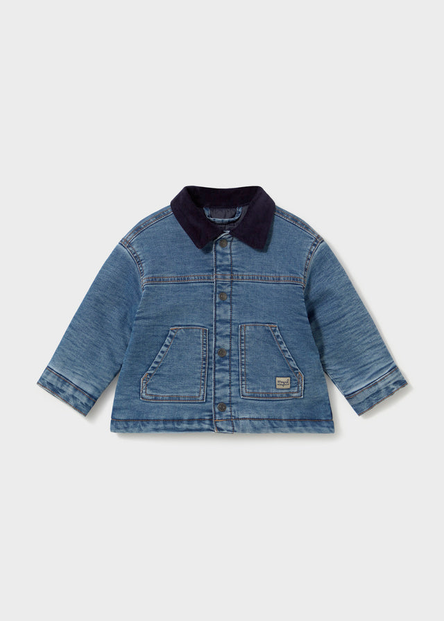 Cazadora soft denim acolchada bebé niño