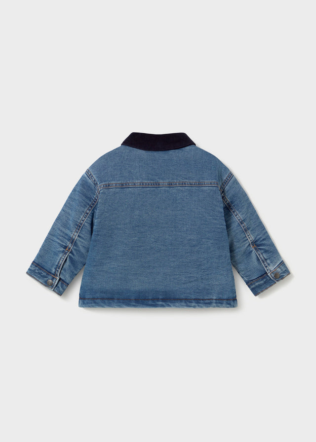 Cazadora soft denim acolchada bebé niño