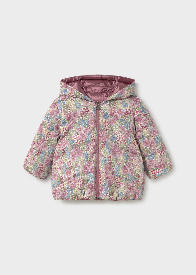 Chaqueton reversible bebé niña