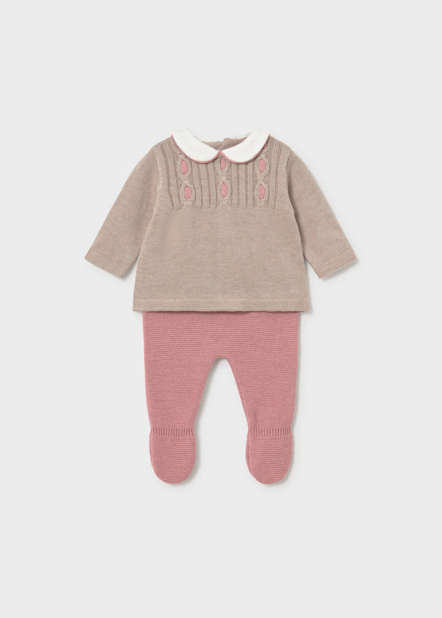 Conjunto polainas tricot
