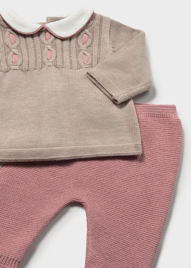 Conjunto polainas tricot