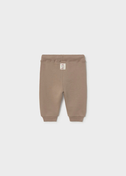 Pantalón largo con puño bebé unisex.