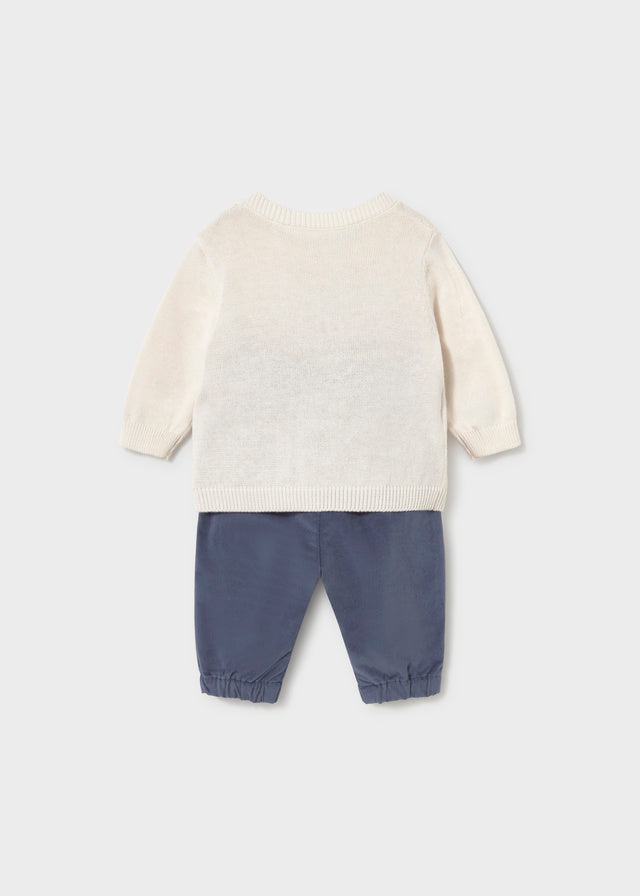Conjunto pantalon largo y jersey bebé niño