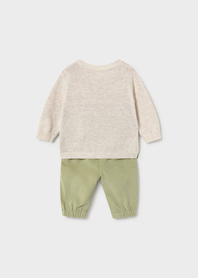 Conjunto pantalon largo jersey bebé niño