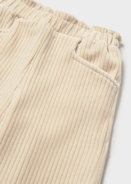 Pantalon pana bebe niña.