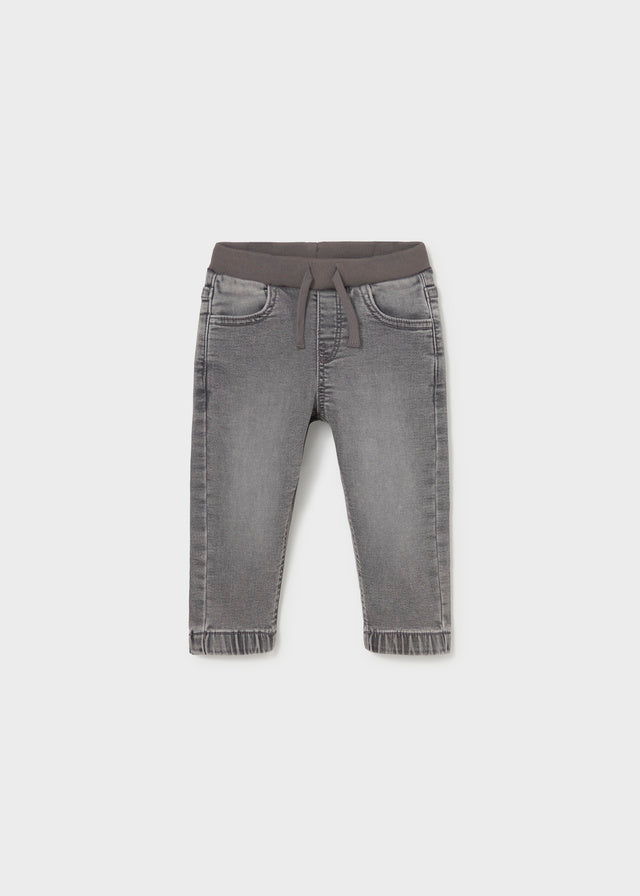 Pantalon soft denim jogger bebé niño