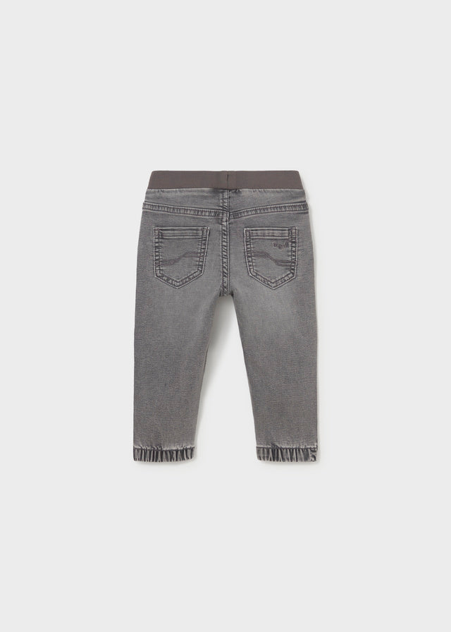 Pantalon soft denim jogger bebé niño