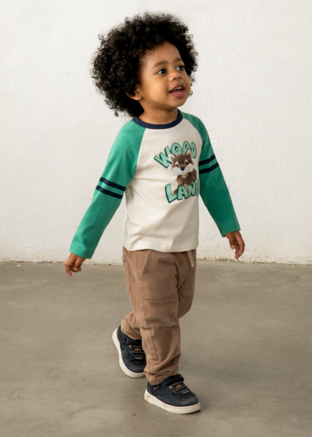 Pantalon micropana forrado bebé niño
