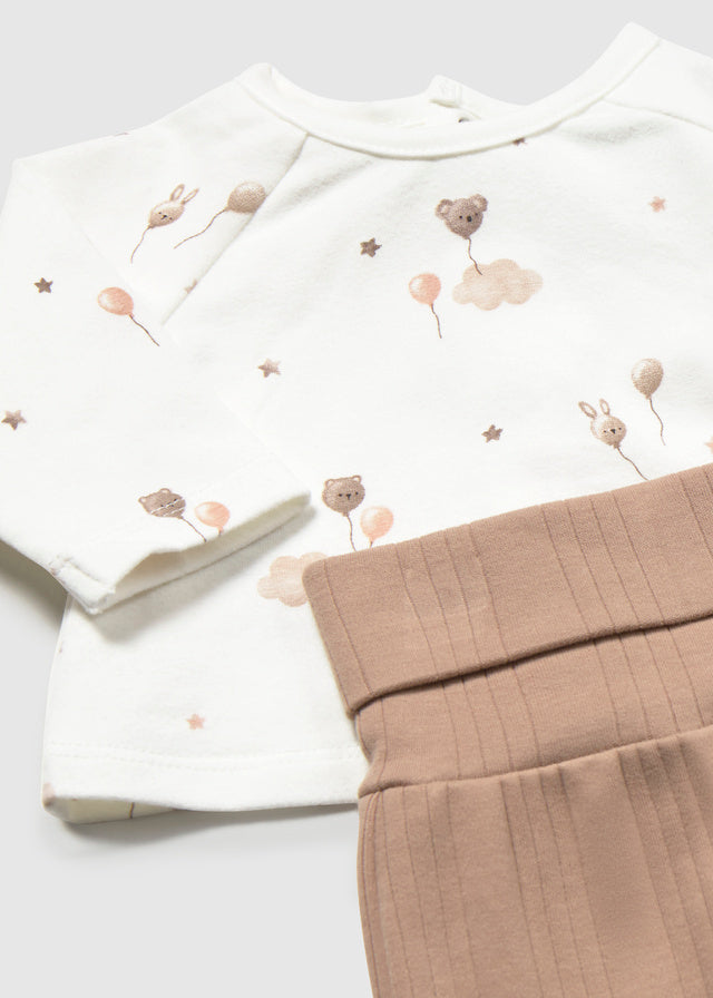 Chandal con camiseta bebé niña