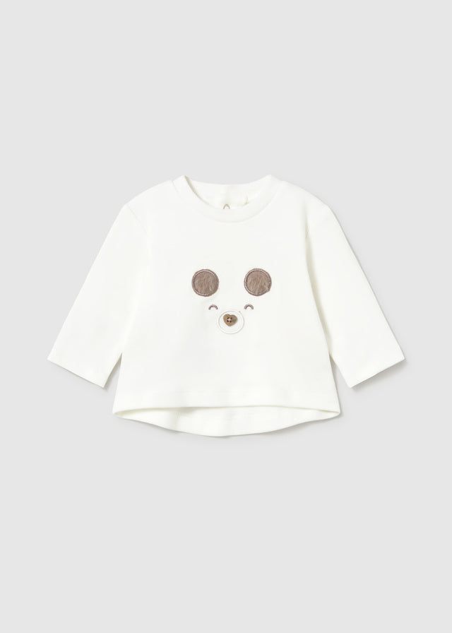 Conjunto  3 piezas: sudadera con capucha, camiseta y pantalón, bebe niña.
