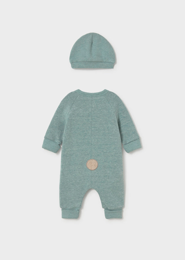 Pelele pie convertible y gorro bebé