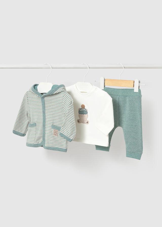 Chandal 3 piezas camiseta soft bebé niño