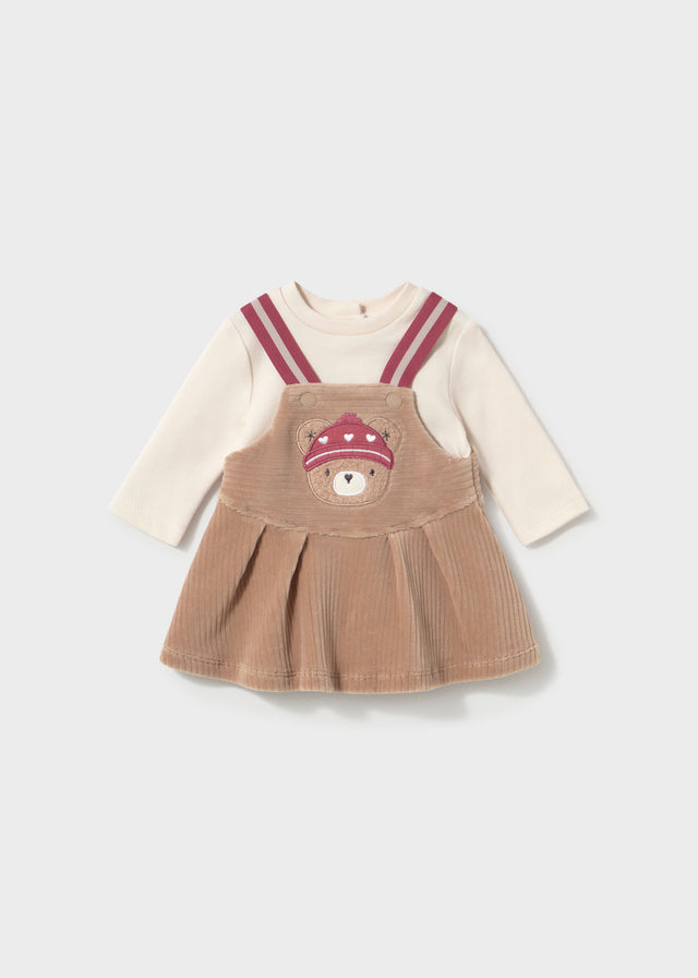 Pelele falda bebé niña
