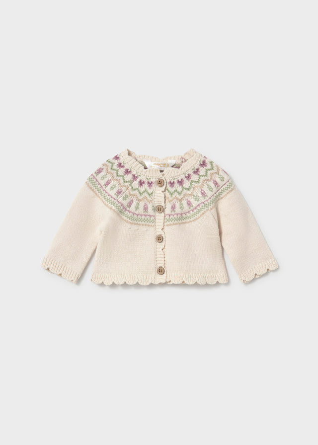 Conjunto falda tricot bebé niña