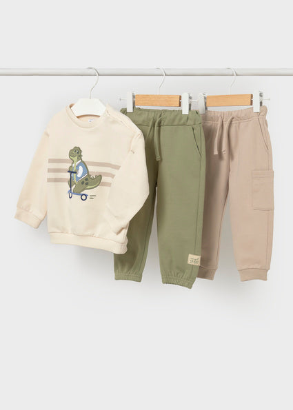 Chandal 3 piezas dinosaurio